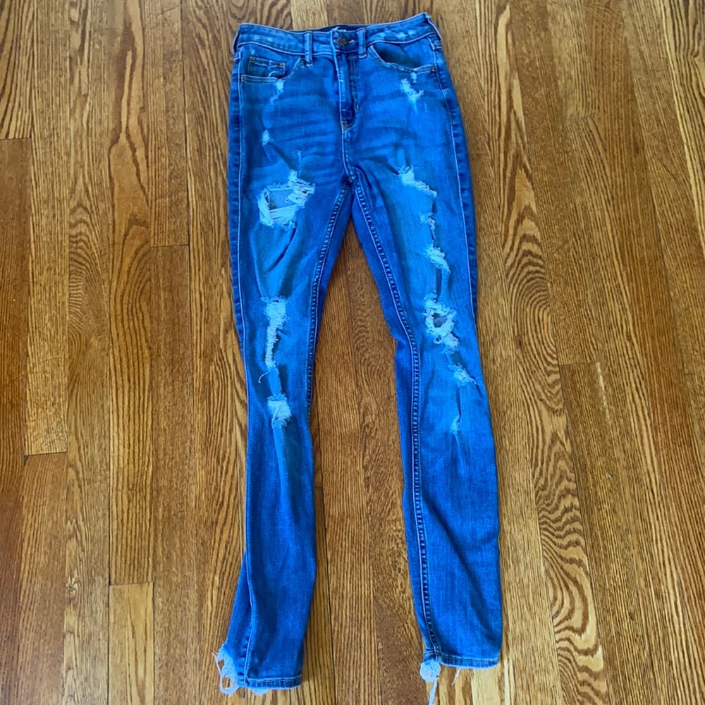 hollister high rise curvy jeans